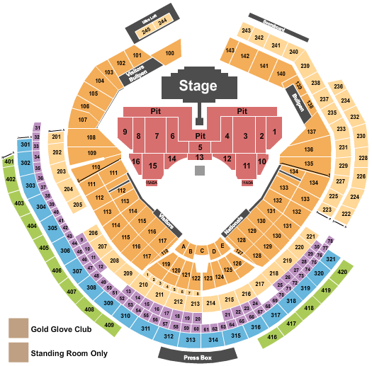 Nationals Park Foo Fighters Seating Chart